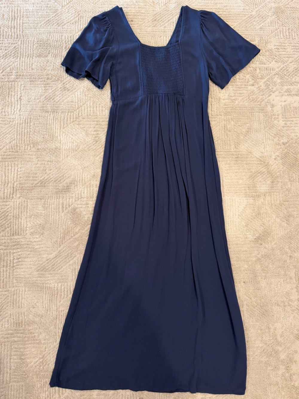 Old Navy Navy Blue V-Neck Dress - Picture 5 of 5